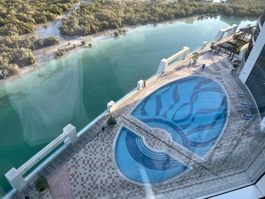 Cozy Upgraded Residential Flat With Sea, Mangrove, Pool View - 1203 Not Hotel Abu Dhabi Exterior photo